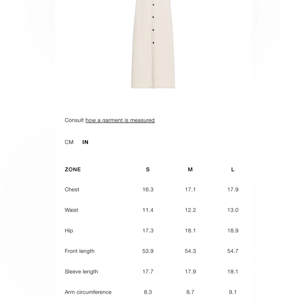 Zara Cream Midi Dress with Belt - Picture 10 of 11